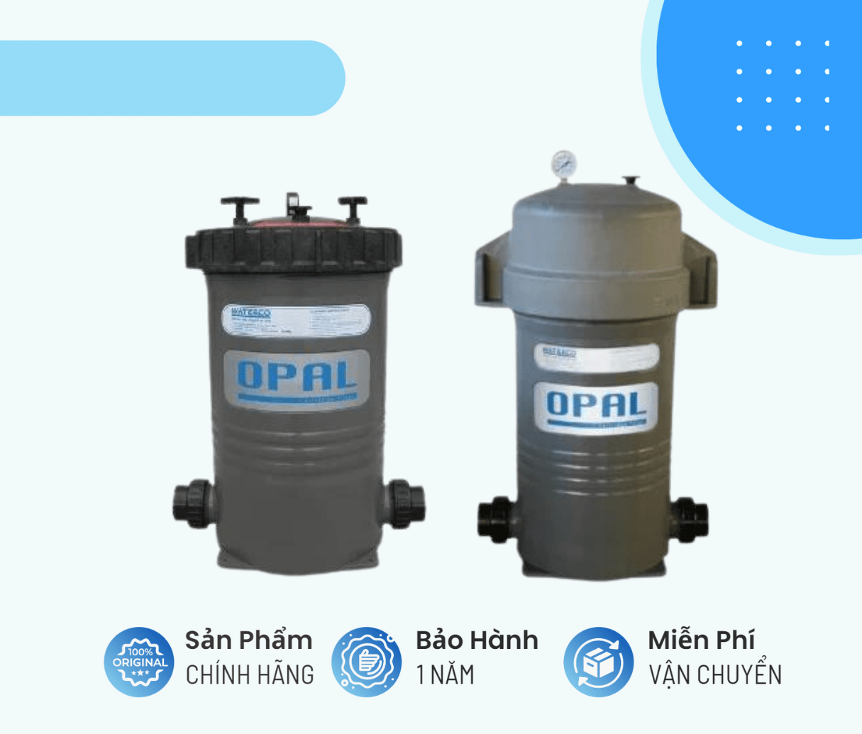 Bình Lọc Vải Cartridge Waterco Opal 180